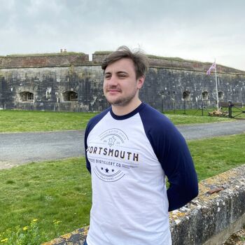 T-shirt de la distillerie de Portsmouth - Manches longues - 2XL 2