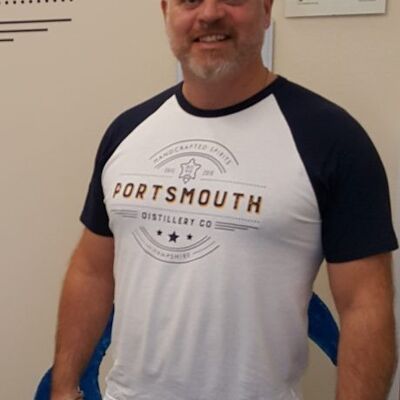 Camisa de la destilería de Portsmouth - Manga corta - Pequeño
