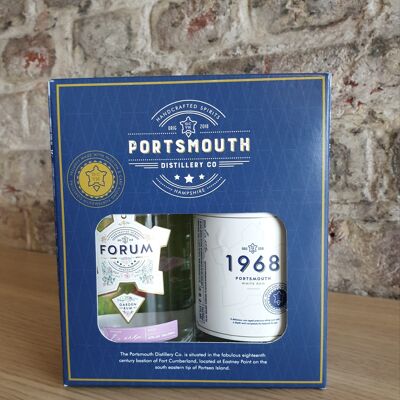 Presentation Box – 2 x 20cl Bottles - FORT Gin + FORUM Garden Rum