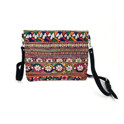 Vintage Banjara XL Clutch | "Master D" crossbody bag