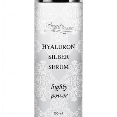 Hyaluronic silver serum