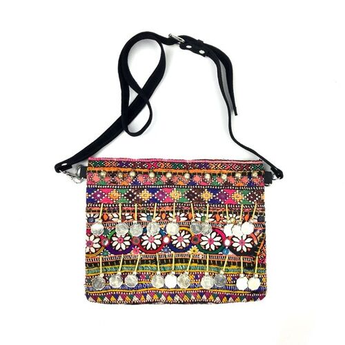 Vintage Banjara XL Clutch | Crossbodytasche " Daisy Deluxe"