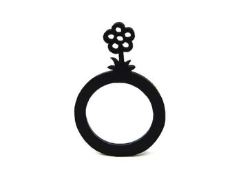 Bague fleur, bague femme & enfant, tailles : 44, 50, 53 1