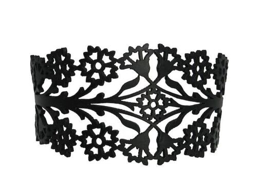 Blumenarmband, Damen Armband, Breite: 40 mm