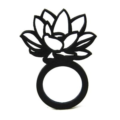 Lotus ring, ladies ring, sizes: 50, 53, 57