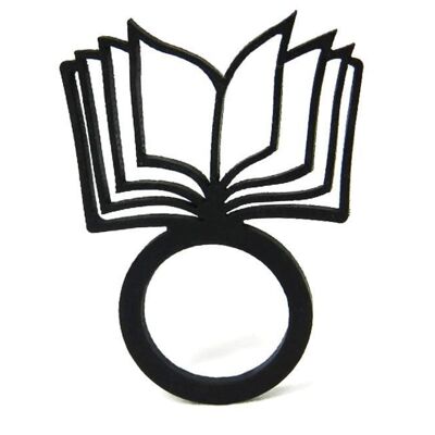 Book ring, ladies ring, sizes: 50, 53, 57