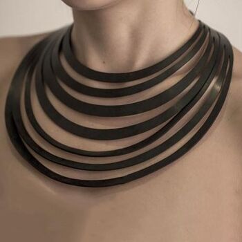 Collier Afrique, collier femme, taille : 225 mm 3