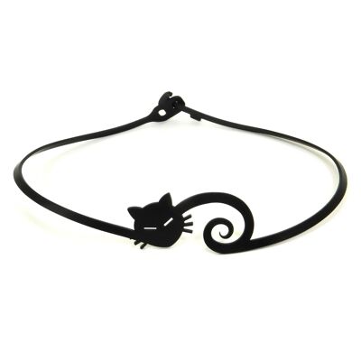 Cats necklace, ladies necklace, length: 150 mm
