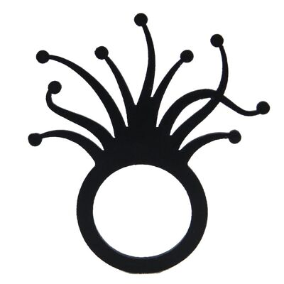 Seeanemone Ring, Damen Ring, Größen: 50, 53, 57, 60