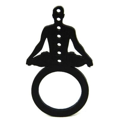 Chakra Yoga Ring, Damen Ring, Größen: 50, 53, 57