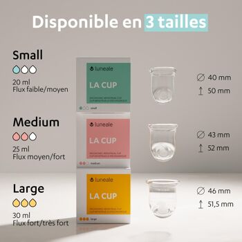 La Cup - Taille S - Cup menstruelle - Flux faible à moyen 6