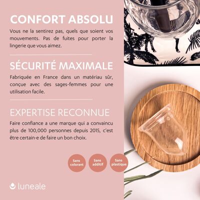 La Cup - Taille M - Cup menstruelle - Flux moyen à fort