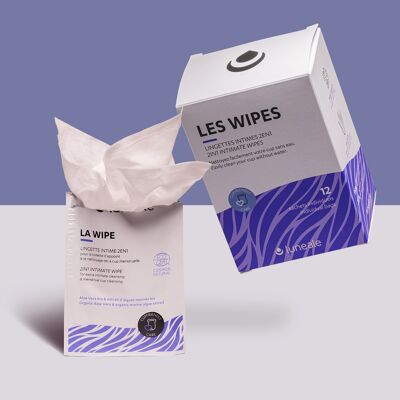 The Wipes - Cosmos Natural - um La Cup ohne Wasser zu reinigen
