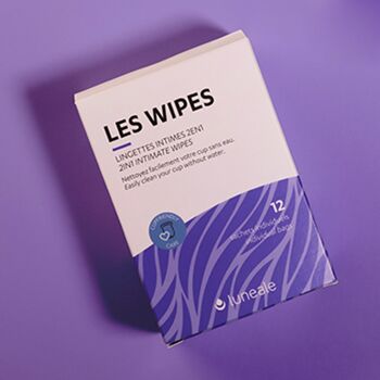 Les Wipes - Cosmos Natural - pour nettoyer La Cup sans eau 2