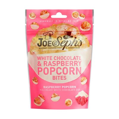 Weiße Schokolade & Himbeer Popcorn Bites 63g