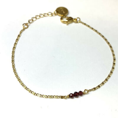 Garnet bracelet