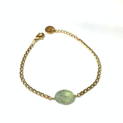 Green quartz bracelet