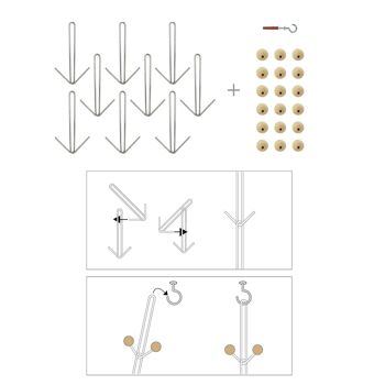 Porte-manteau à suspendre "Tiens-Tiens" 5