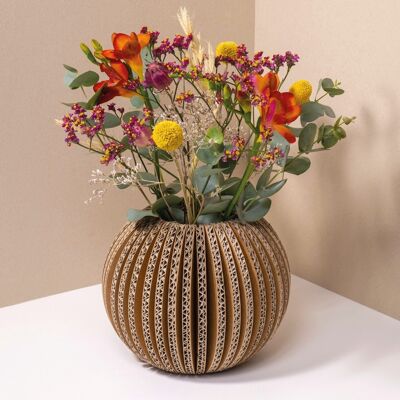 Vase pliable en carton - boule