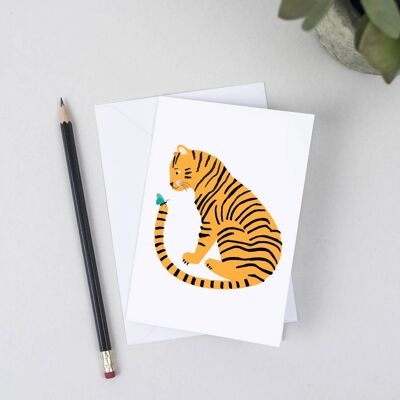 Tiger Friend Greeting Card