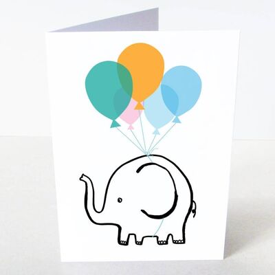 Elephant Celebration Card