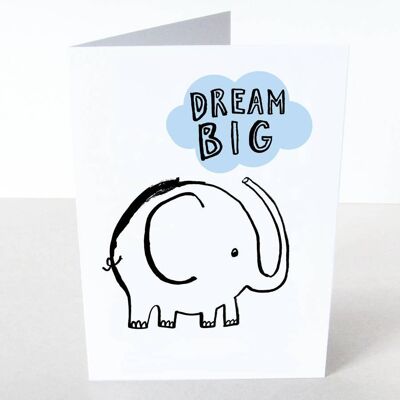 Dream Big Elephant Card