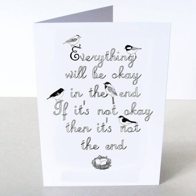 Everything Will Be Okay' Card