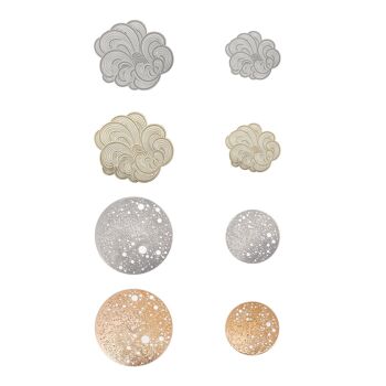 Assortiment de 8 broches magnétiques "Mist & Lunar" - Design Constance Guisset 2