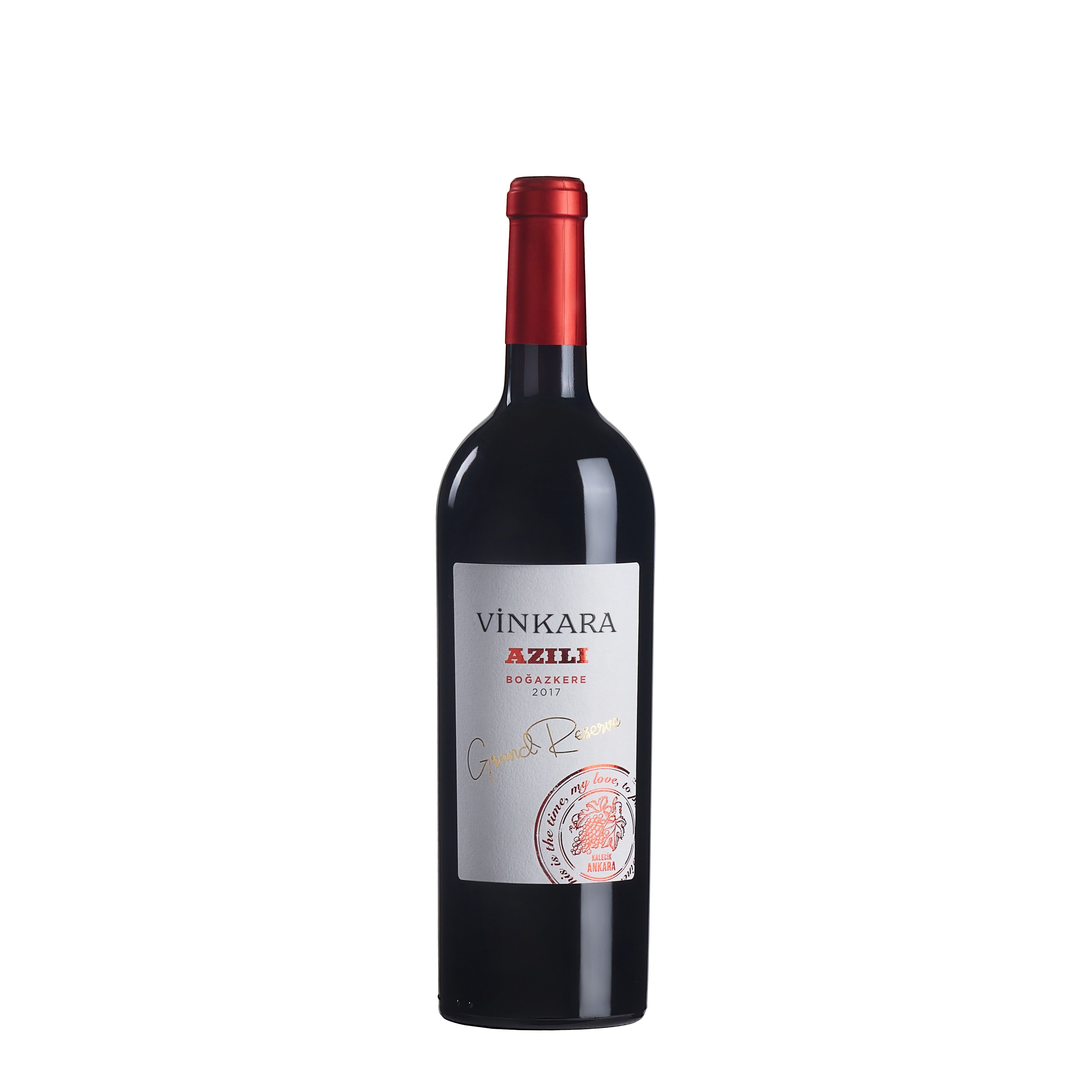 Vino rosso Vinkara Boğazkere Grand Reserve 2017- Casa vinicola turca