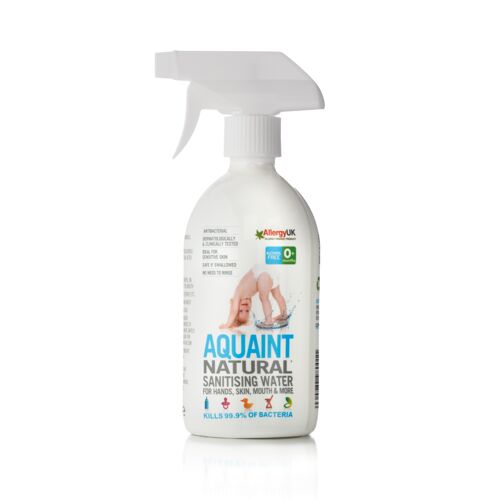 AQUAINT 100% Natural Sanitising Water. 500ml x 12