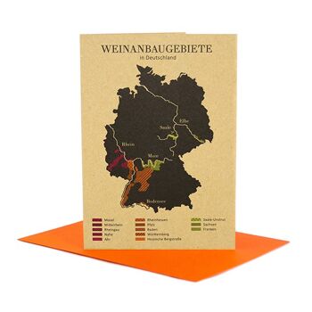 Carte de voeux viticulture en Allemagne 1