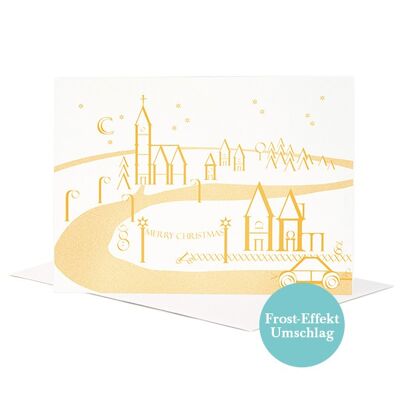 Greeting card letter country (transparent envelope)