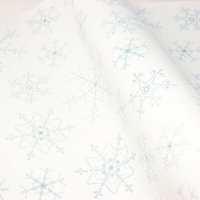 Flocons de neige en papier d'emballage I