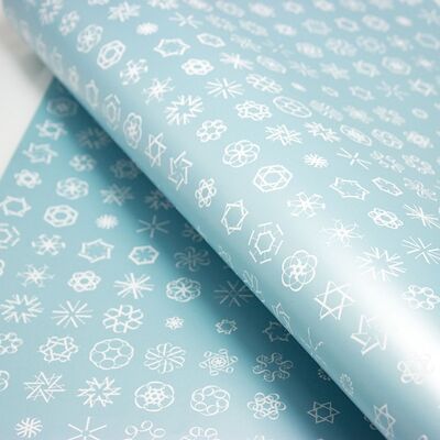 Wrapping paper snowflakes II