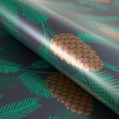 Wrapping paper O Christmas tree