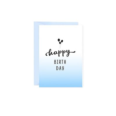 Mini greeting card Happy Birthday