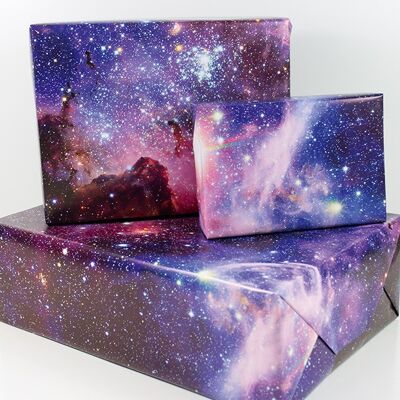 Wrapping paper starry sky