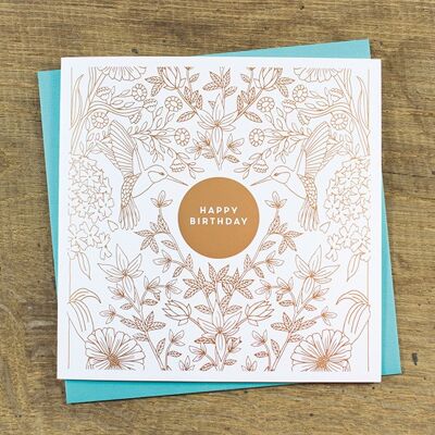 Happy Birthday greeting card