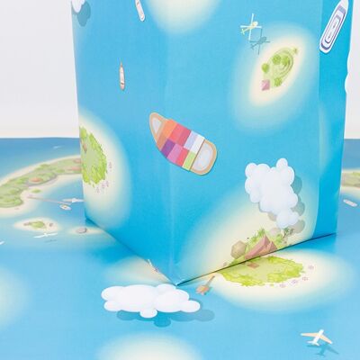 Papier cadeau Island Life