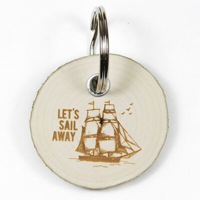 Schlüsselanhänger Let´s sail away