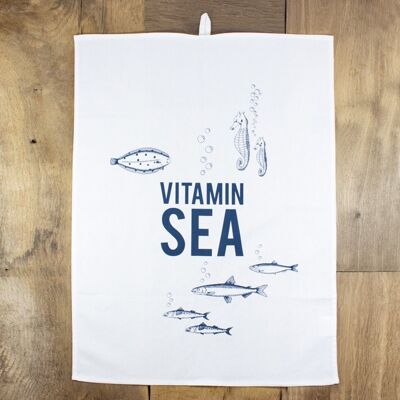 Vitamin Sea tea towel