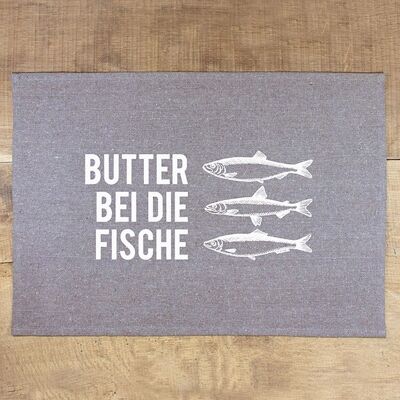 Tischset Butter bei die Fische