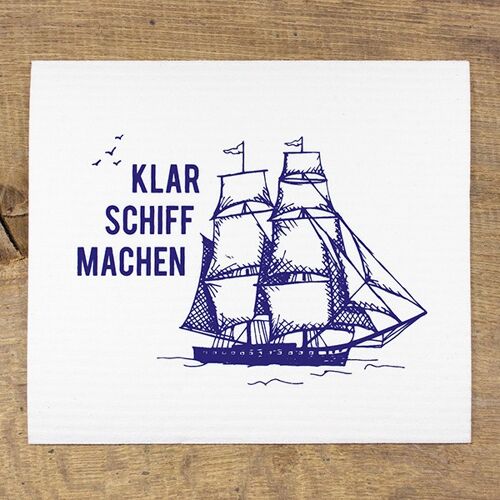 Schwammtuch Klar Schiff machen