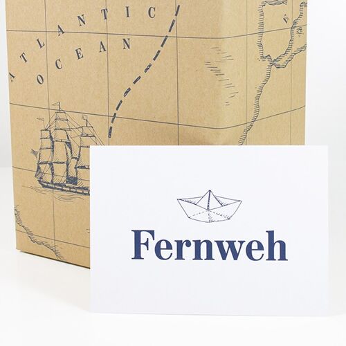 Postkarte Fernweh