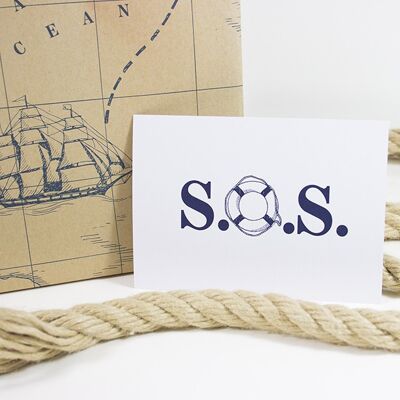 Postcard S.O.S.