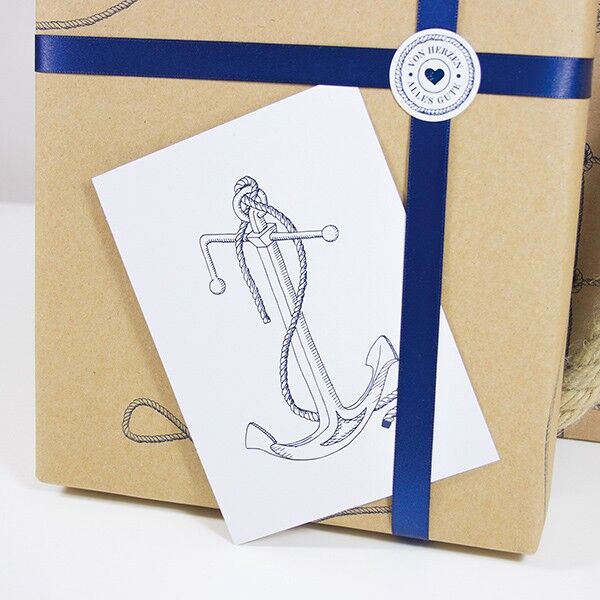 Postkarte Anker