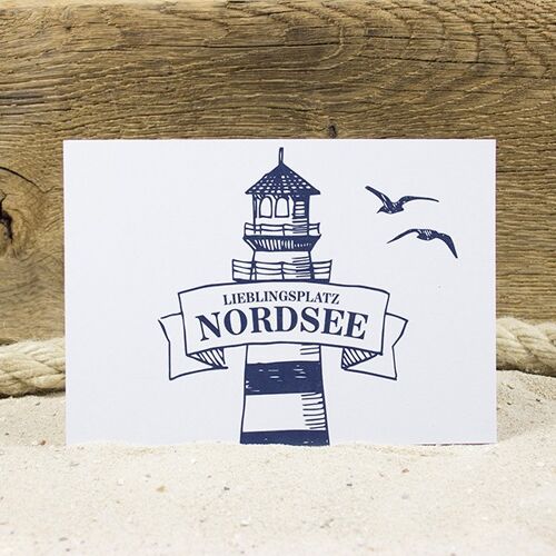 Postkarte Nordsee