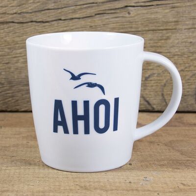 Large porcelain mug Ahoy