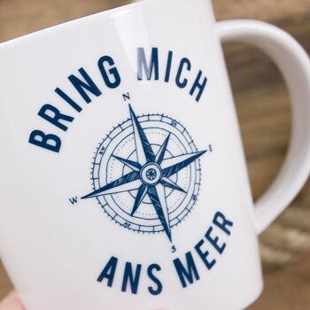 Grand mug en porcelaine Emmène-moi à la mer 2