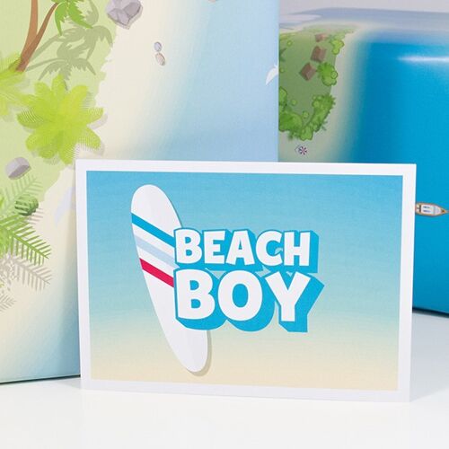 Postkarte Beach Boy